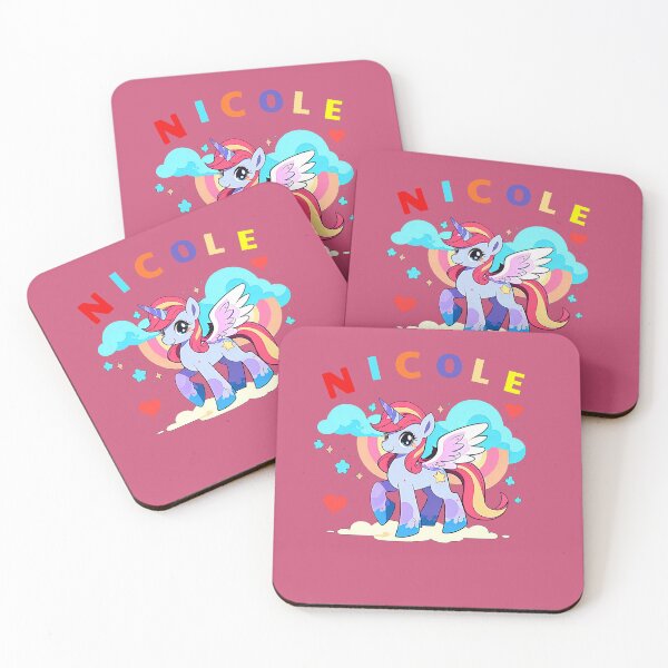 Item preview, Name Nicole and the little Unicorn. designed and sold by YolaShopOnline.