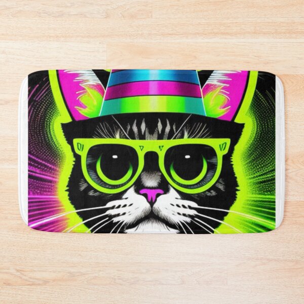 Item preview, Party Hat Cat by Music Genius Art designed and sold by musicgeniusart.