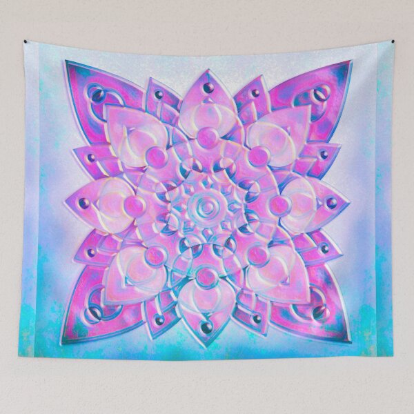 Item preview, Mandala BIG 02 light pink designed and sold by extramuros-cf.