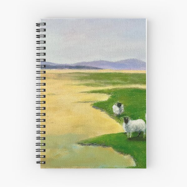 Aperçu de l'œuvre Moutons sur la plage créée et vendue par Madeleine Adam Badger.