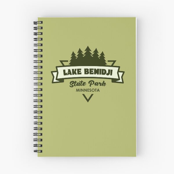 Item preview, Lake Bemidji State Park Minnesota Trees And Ribbon designed and sold by bivenart.