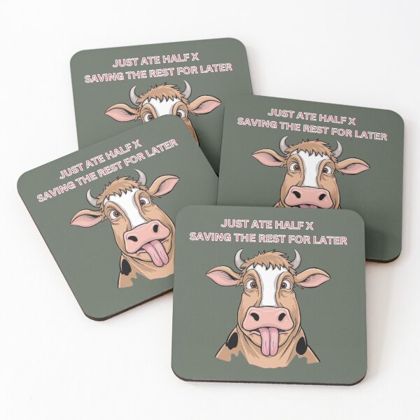 Item preview, Cow meme: Just ate half a X, saving the rest for later designed and sold by RvinJo8.