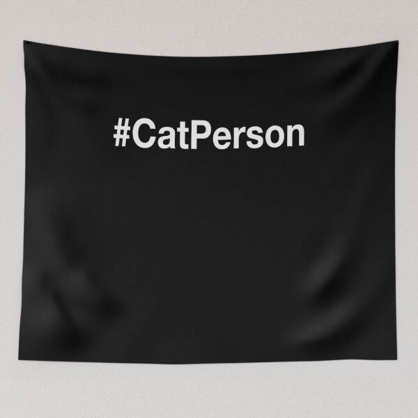 Item preview, #CatPerson - Hashtag designed and sold by PrintPress.