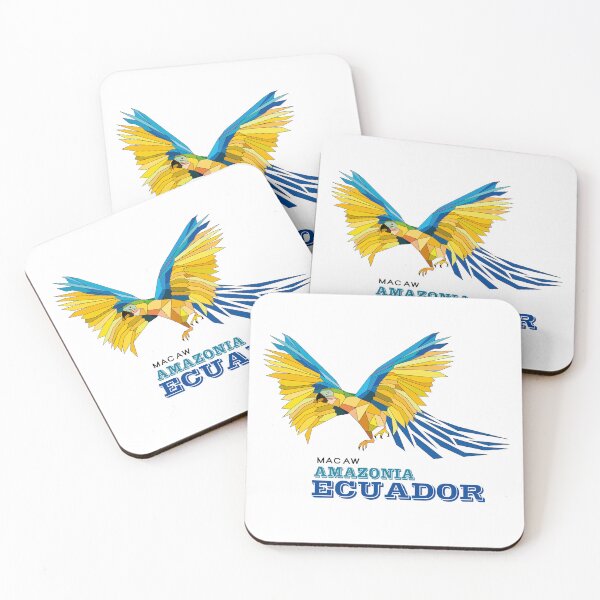 Item preview, Yellow and Blue Parrot Amazonia Ecuador designed and sold by leeloolook.