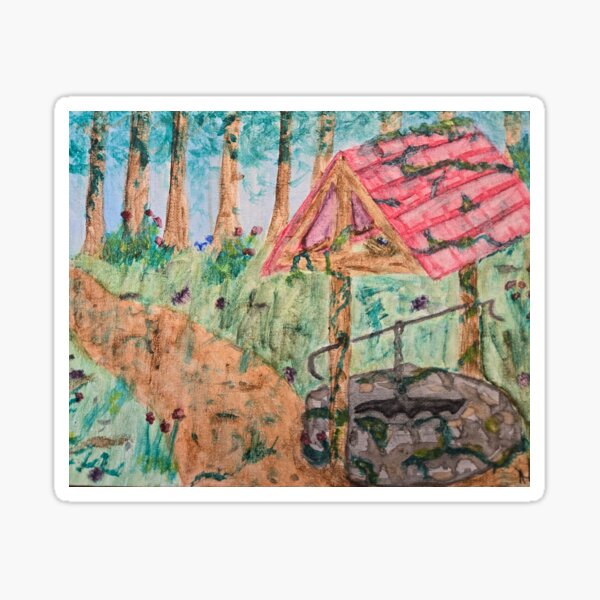 Vista previa del artículo con la obra «El pozo de los deseos de Zoya», diseñado y vendido por HPHREDDART.
