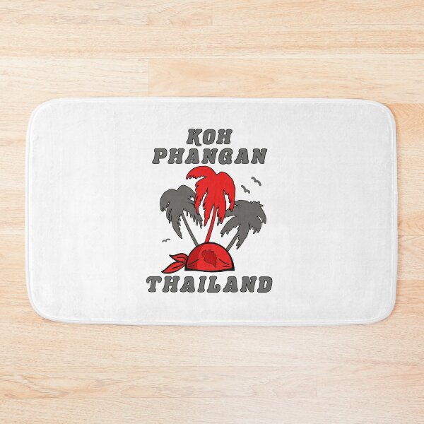 Item preview, Koh Phangan Island Thai Red Gray designed and sold by vibeno1.