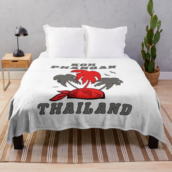 Item preview, Koh Phangan Island Thai Red Gray designed and sold by vibeno1.