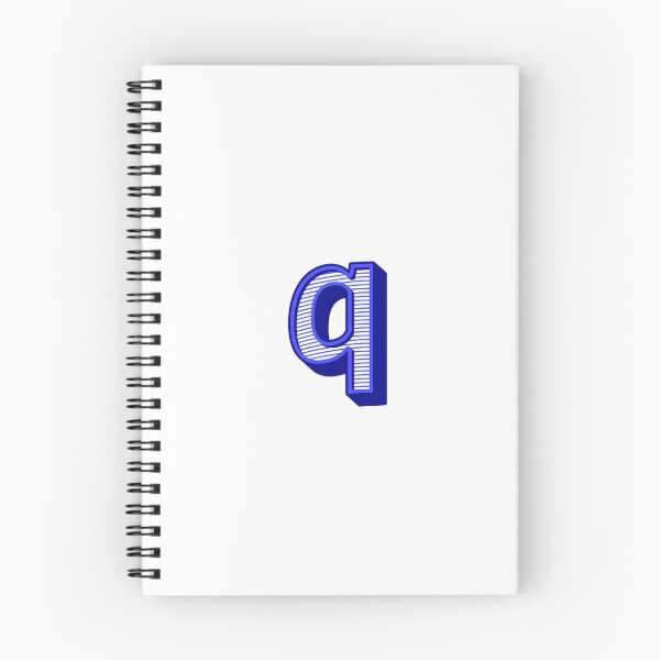 Item preview, 3D Alphabet Letter q - Bold Typography Design - Lowercase Alphabet Artwork designed and sold by uncoXab.