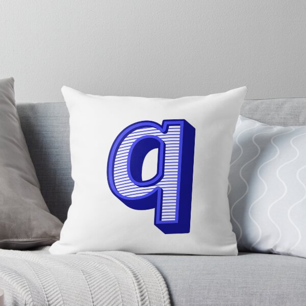Item preview, 3D Alphabet Letter q - Bold Typography Design - Lowercase Alphabet Artwork designed and sold by uncoXab.
