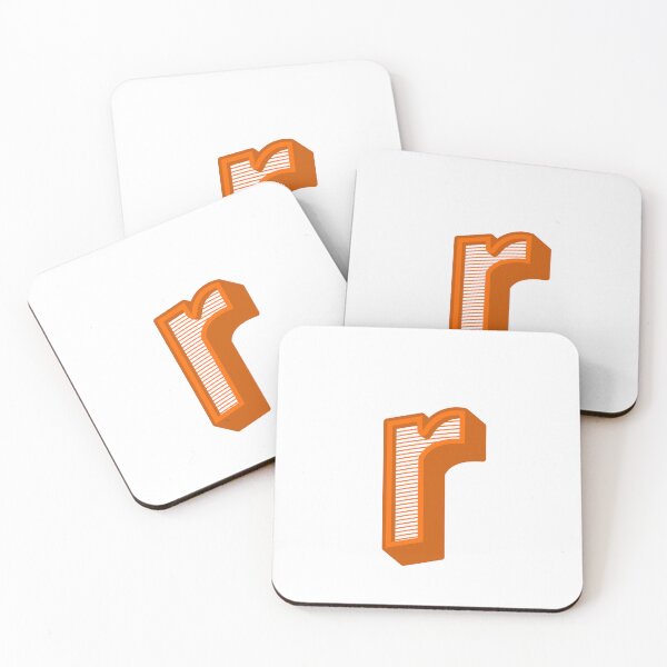 Item preview, 3D Alphabet Letter r - Bold Typography Design - Lowercase Alphabet Artwork designed and sold by uncoXab.