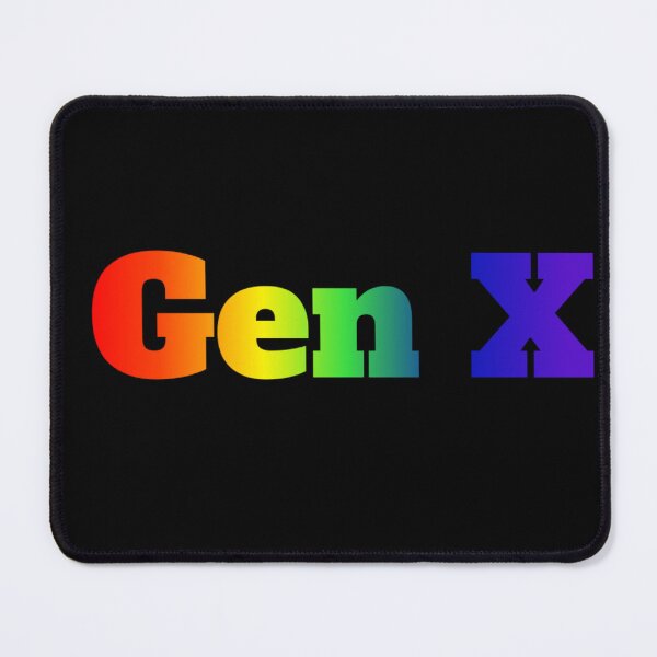 Item preview, Gen X graphic rainbow text. Generation X LGBTQ Gen x, LGBTQ Generation X designed and sold by PrideBeProud.