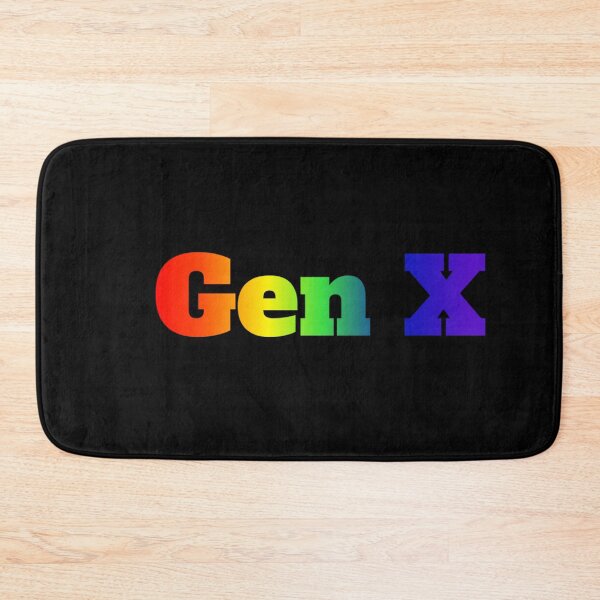 Item preview, Gen X graphic rainbow text. Generation X LGBTQ Gen x, LGBTQ Generation X designed and sold by PrideBeProud.
