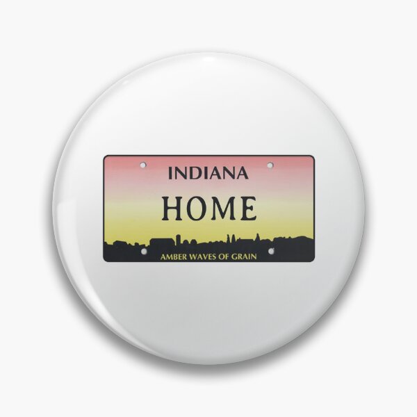 Item preview, Indiana State License Plate designed and sold by US States Merch.