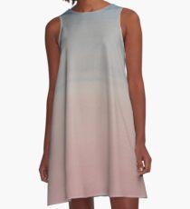 Watercolour sunset A-Line Dress