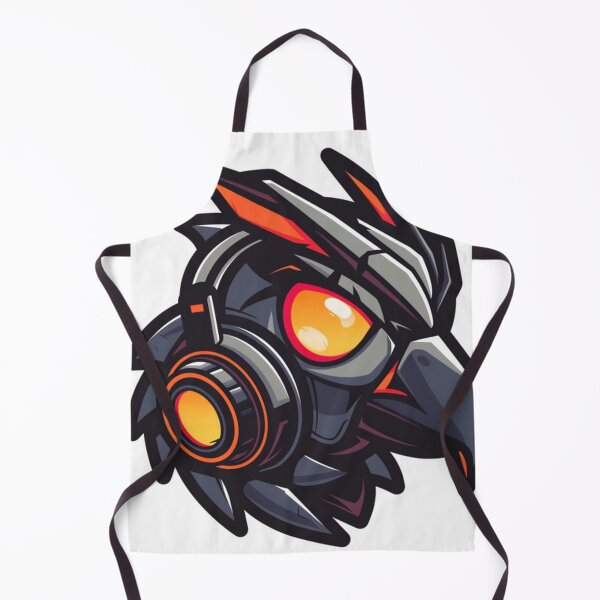 Item preview, cyborg eagle head machine mascot logo and icon designed and sold by asep sarifudin.