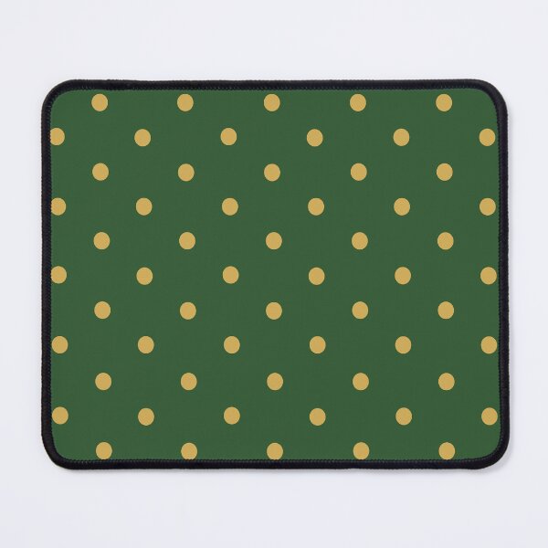 Item preview, Small GOLD and PINE GREEN POLKA DOTS designed and sold by RachelMacht.