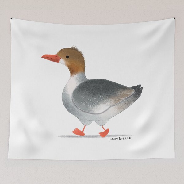 Item preview, Common Merganser designed and sold by julianamotzko.