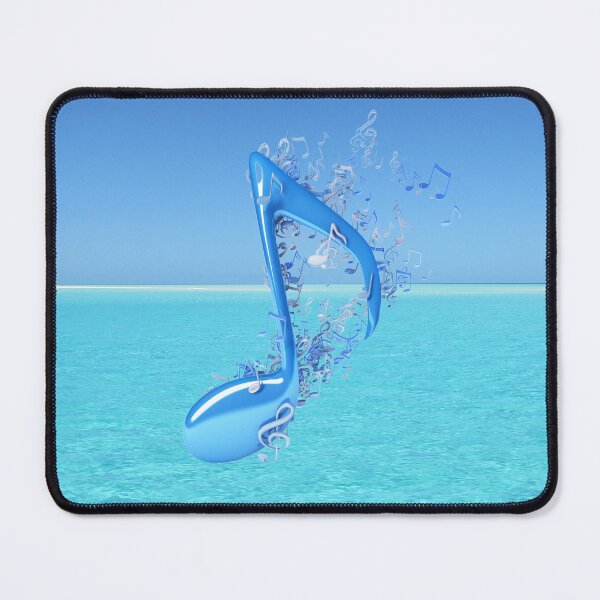 Item preview, One Blue Note Is Music Flowing Like The Ocean designed and sold by BrightrDayMusicArt.