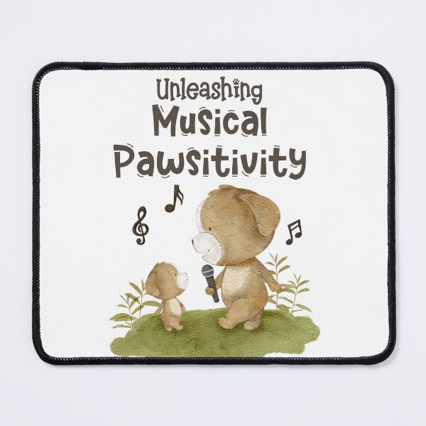 Item preview, Unleashing Musical Pawsitivity - Pet lover - Dog lover - Music Lover designed and sold by NancyDzines.