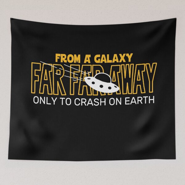 Item preview, Alien UFO Galaxy Far Far Away designed and sold by Chelsealuv Krigbaum.