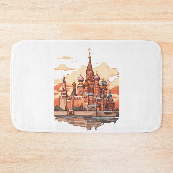 Aperçu de l'œuvre Art du Kremlin 8 bits créée et vendue par LeftImpressed.