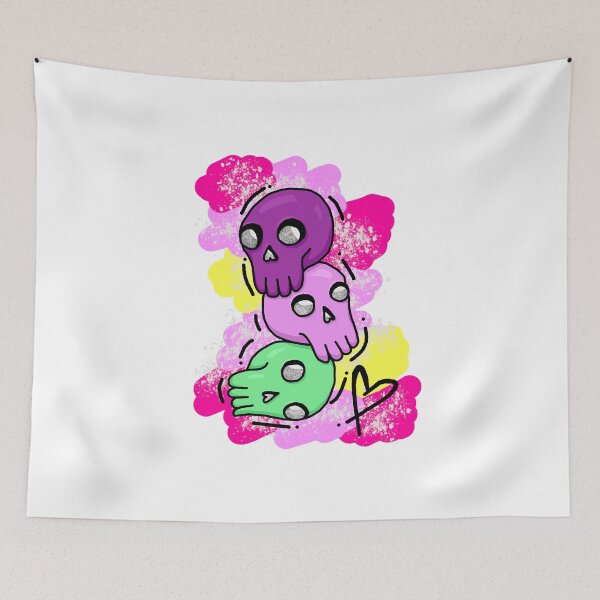 Item preview, Pastel Skulls designed and sold by Toki's Workshop.