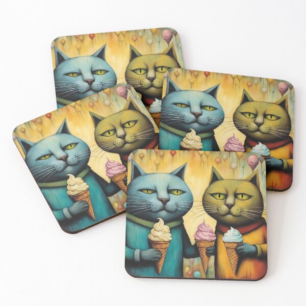 Item preview, The Cats That Got the Ice Creams! designed and sold by Carol Bleasdale.