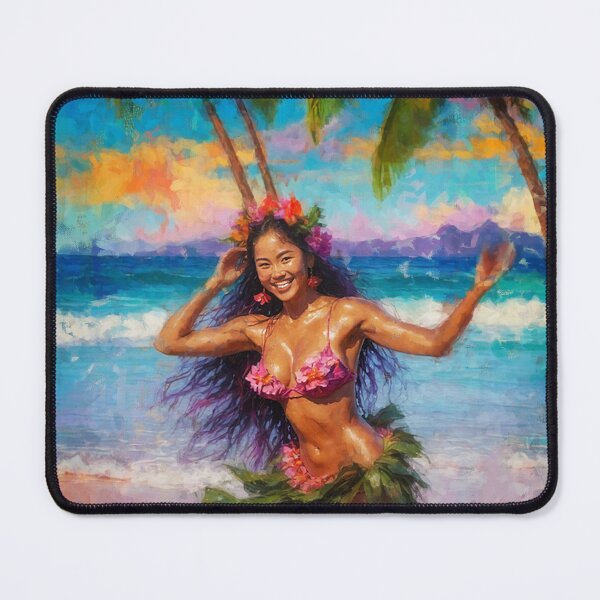 Item preview, Wahine Polynesian Hula Dancer - Pacific Islands Series designed and sold by AUTHENTIC AMERICANA ARTS.