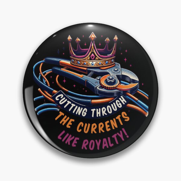 Item preview, Electrician - Cutting Through The Currents Like Royalty! designed and sold by Marcin Kulka.