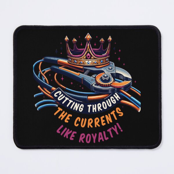 Item preview, Electrician - Cutting Through The Currents Like Royalty! designed and sold by Marcin Kulka.