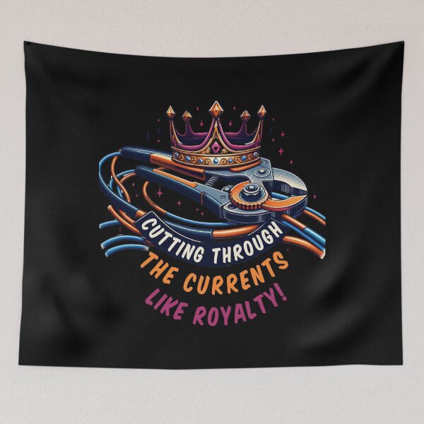 Item preview, Electrician - Cutting Through The Currents Like Royalty! designed and sold by Marcin Kulka.