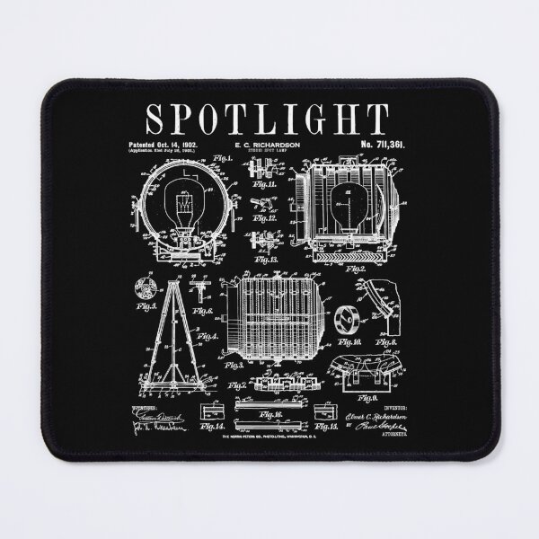 Item preview, Spotlight Movie Film Theatre Lighting Gaffer Vintage Patent designed and sold by GrandeDuc.
