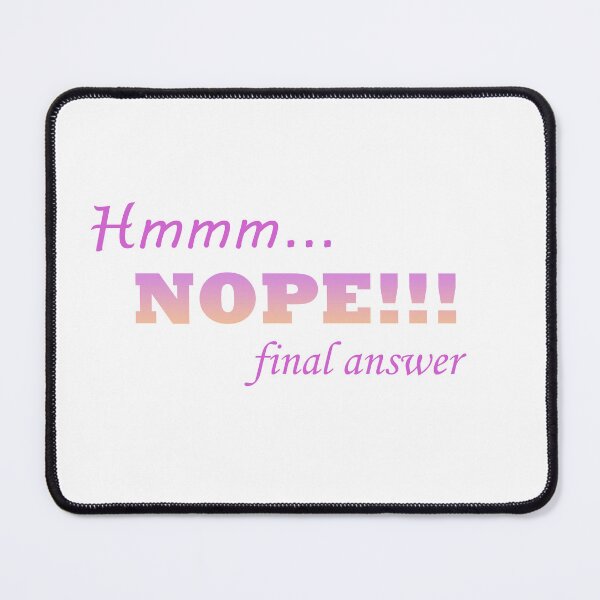 Item preview, Final Answer designed and sold by CatsArtStore.