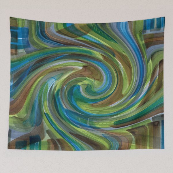 Item preview, Woodland Map Swirl designed and sold by Alexandria Levin.