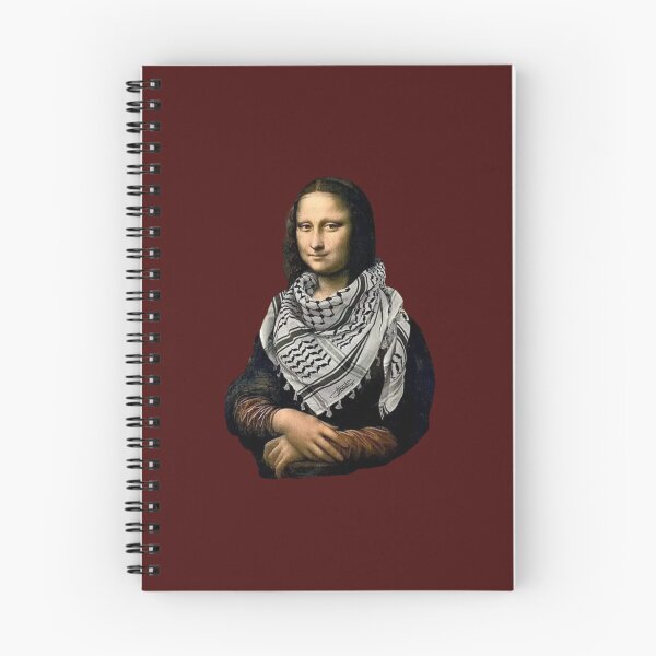 Item preview, Mona Lisa wearing a Kufiya designed and sold by YankiMedusa.