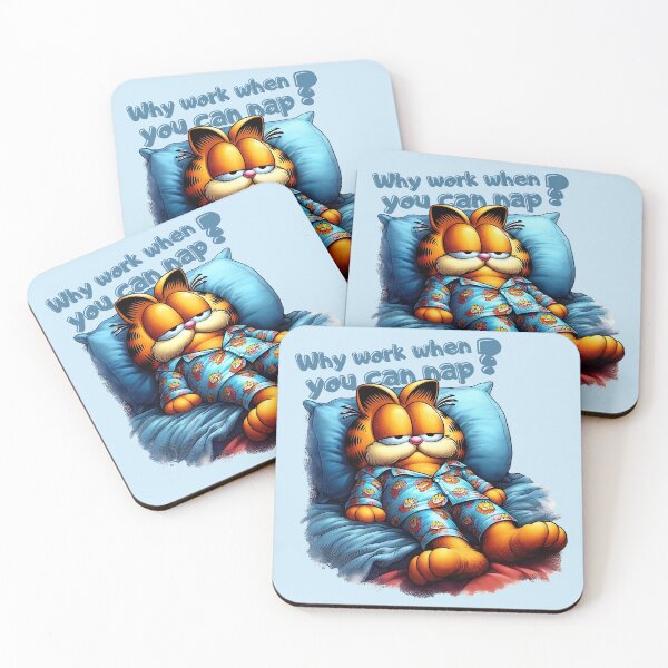 Item preview, Garfield Why Work When You Can Nap?  designed and sold by Pactheman.