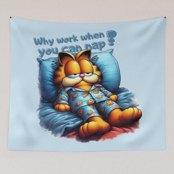 Item preview, Garfield Why Work When You Can Nap?  designed and sold by Pactheman.