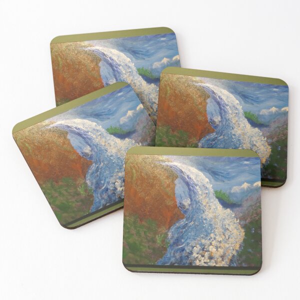 Item preview, waterfall Painting designed and sold by DesignsbyAunt.
