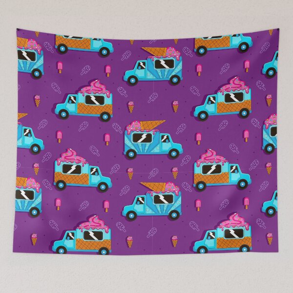 Item preview, Joyful summer with ice cream truck designed and sold by Lozovytska.