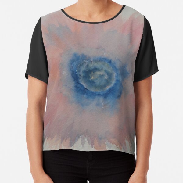 Watercolour of flower Chiffon Top