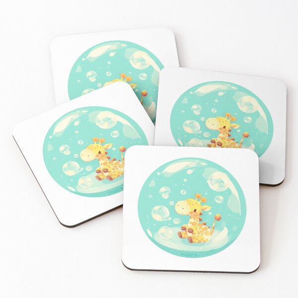Item preview, Giraffe // Cute Giraffe art // kids // children // Bubbles designed and sold by SMARTKIT  DESIGNAGENCY.