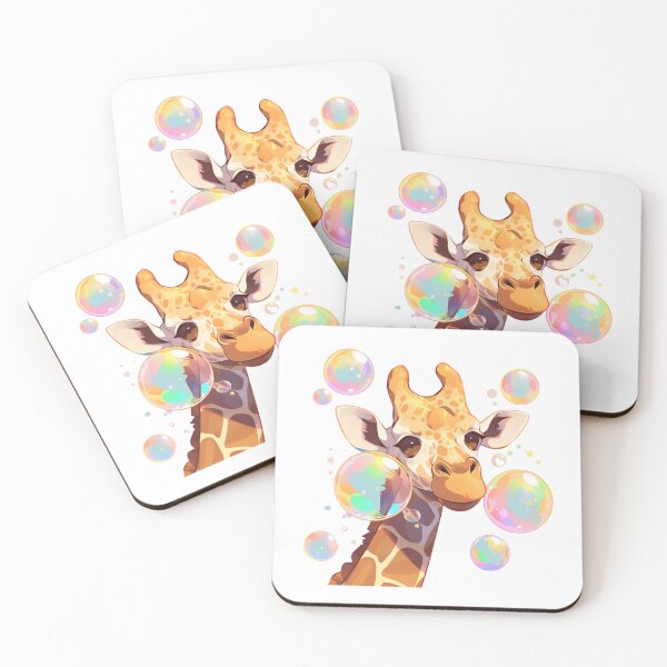 Item preview, Giraffe // Cute Giraffe art // kids // children // Bubbles designed and sold by SMARTKIT  DESIGNAGENCY.