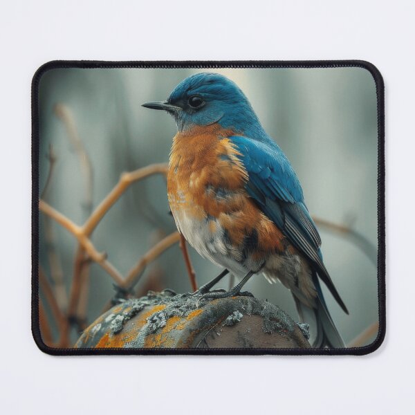 Item preview, AZURE GUARDIAN OF THE RUSTIC ABODE designed and sold by ArtbyRolleen.