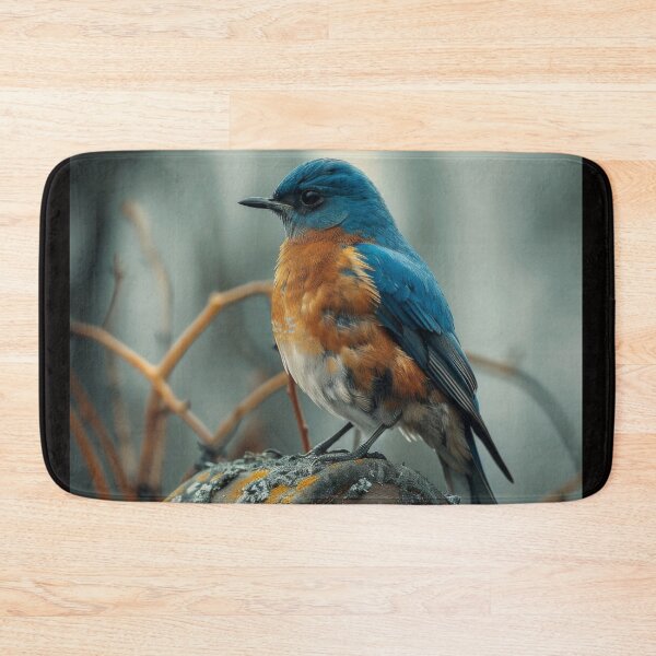 Item preview, AZURE GUARDIAN OF THE RUSTIC ABODE designed and sold by ArtbyRolleen.