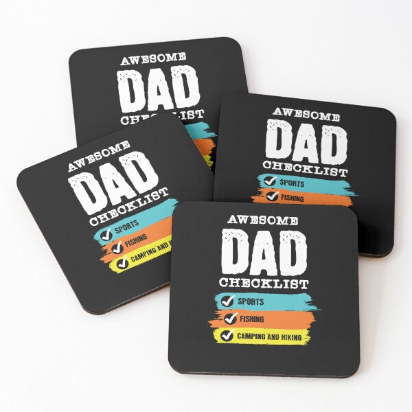 Item preview, Awesome Dad Checklist T-Shirt designed and sold by BlueGoldArt.