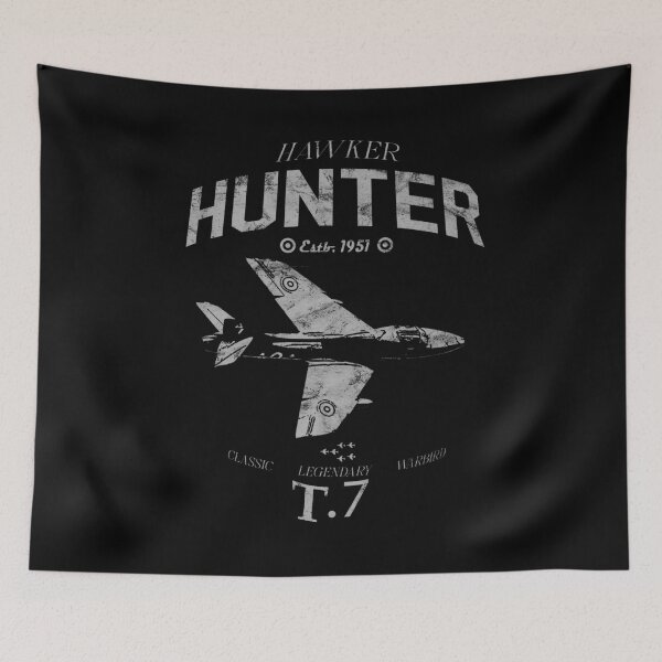 Item preview, T.7 Hunter RAF Jet Airplane Classic Vintage Design designed and sold by RealPilotDesign.