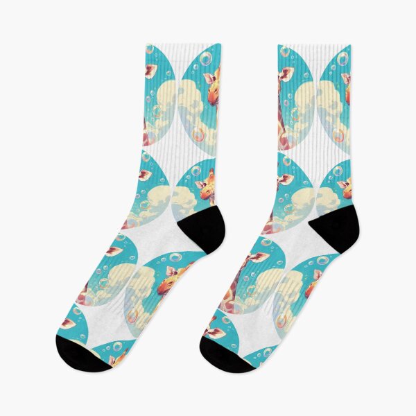 Item preview, Giraffe // Cute Giraffe art // kids // children // Bubbles designed and sold by SMARTKIT  DESIGNAGENCY.