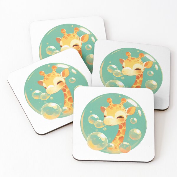 Item preview, Giraffe // Cute Giraffe art // kids // children // Bubbles designed and sold by SMARTKIT  DESIGNAGENCY.