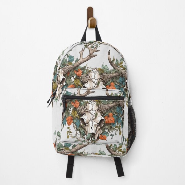 Item preview, Deer Skulls and Ivy Pattern designed and sold by LeftImpressed.