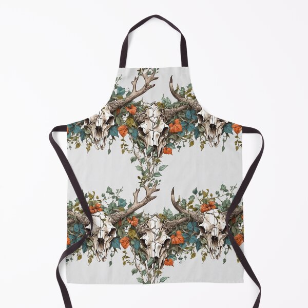Item preview, Deer Skulls and Ivy Pattern designed and sold by LeftImpressed.